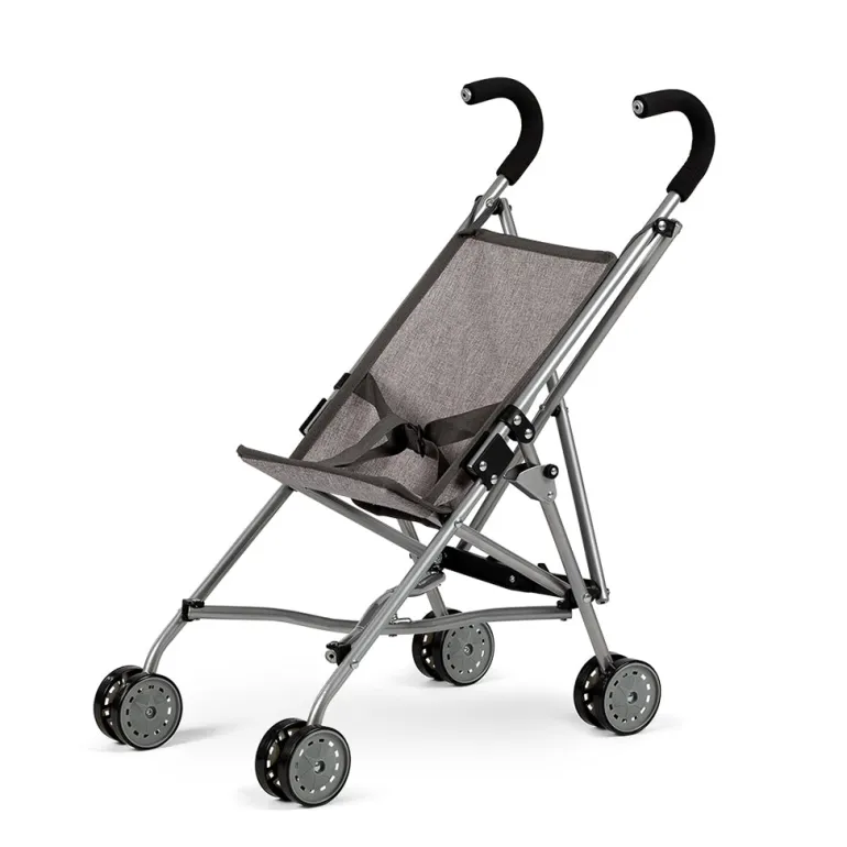 MaMaMeMo Dolls, Dukke paraplyklapvogn - Grå
