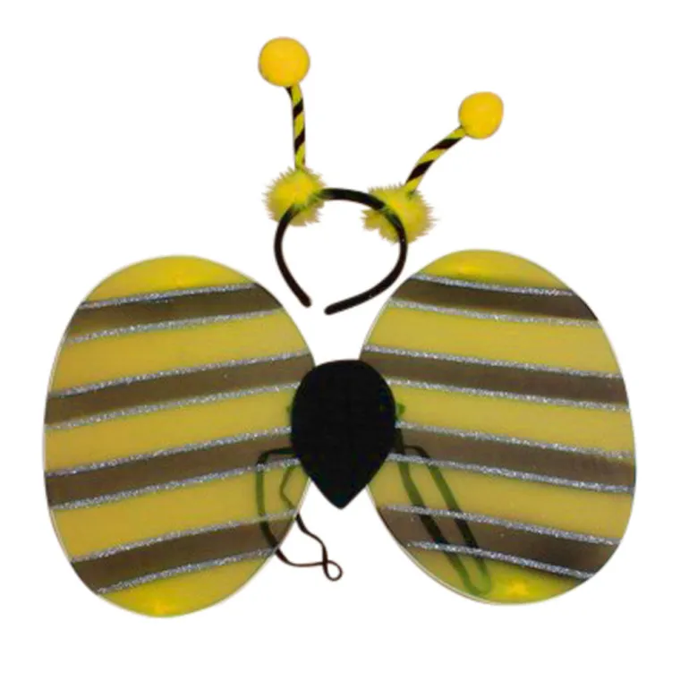 MaMaMeMo Wing Set with Headband, Bumblebee