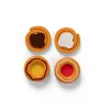 MaMaMeMo Wooden Play Food, Assorted Danish Pastries, Set of 4