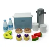Mamamemo Wooden Play Food, Cooler Bag - Picnic Set