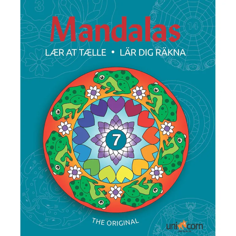 Mandalas Coloring Book, Learn to Count