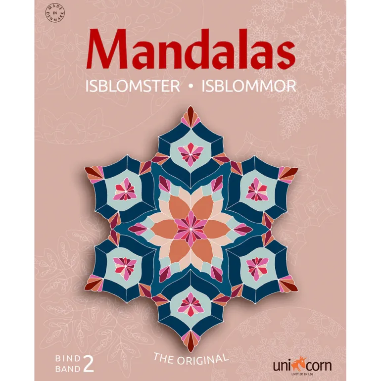 Mandalas Coloring Book, Magical Ice Flowers Volume 2 – Suitable for Ages 8+