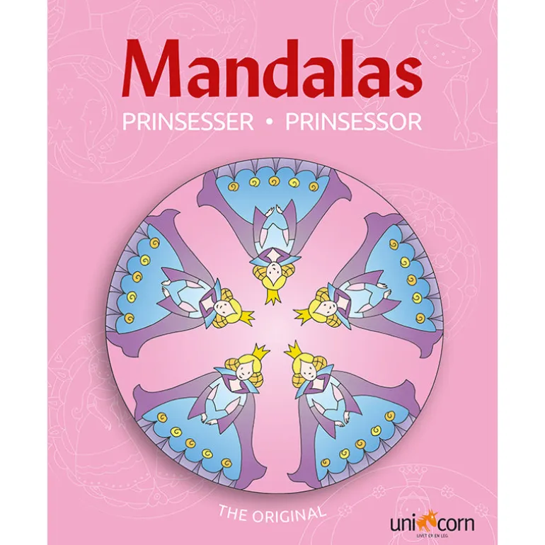 Mandalas Coloring Book, Princesses - Age 4 and Up