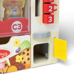 Melissa & Doug Play Food, Snack Vending Machine – 16-Piece Set