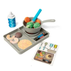Melissa & Doug Water Wow Play Food with Water-Activated Color Change, Cooktop with Pot