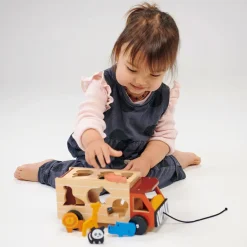 Mentari, Shape Sorting Box - Safari Truck