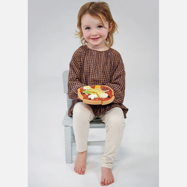 Mentari, Wooden Toy Food – Pizza