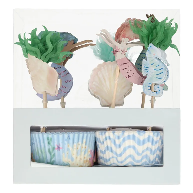 Meri Meri Cupcake Set, Mermaid
