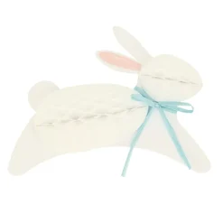 Meri Meri Easter, Honeycomb Decorations – Pom Pom Bunnies – 6 Pack