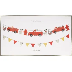 Meri Meri Garland, Fire Engine - 1.8 meters