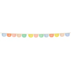 Meri Meri garland, Happy Birthday fabric flags - 2.3 meters