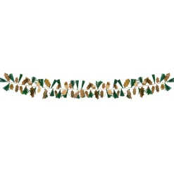 Meri Meri Garland, Pine Needles & Gold Holly – 1.2 m