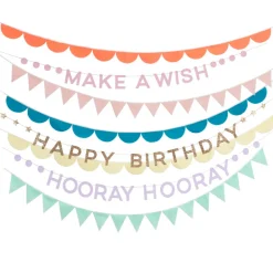 Meri Meri Garland, Rainbow Birthday - 1.8 meters
