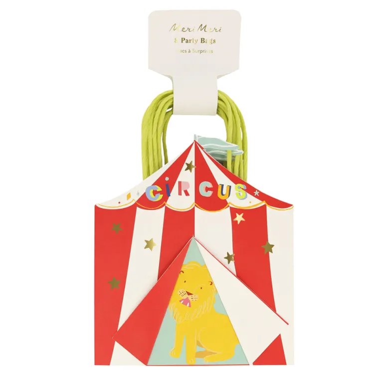 Meri Meri Gift Bags, Circus – Pack of 6