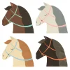 Meri Meri Napkins, Horse, Size S – Set of 16
