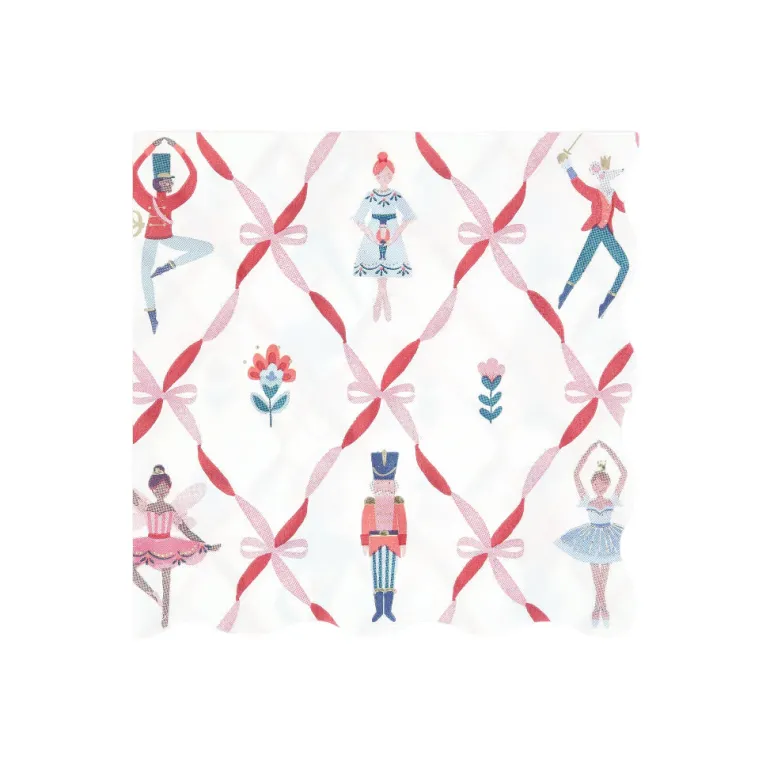 Meri Meri Napkins Size L, The Nutcracker Ballet - Pack of 16