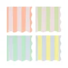 Meri Meri Napkins Size S, Pastel Stripe - Set of 16