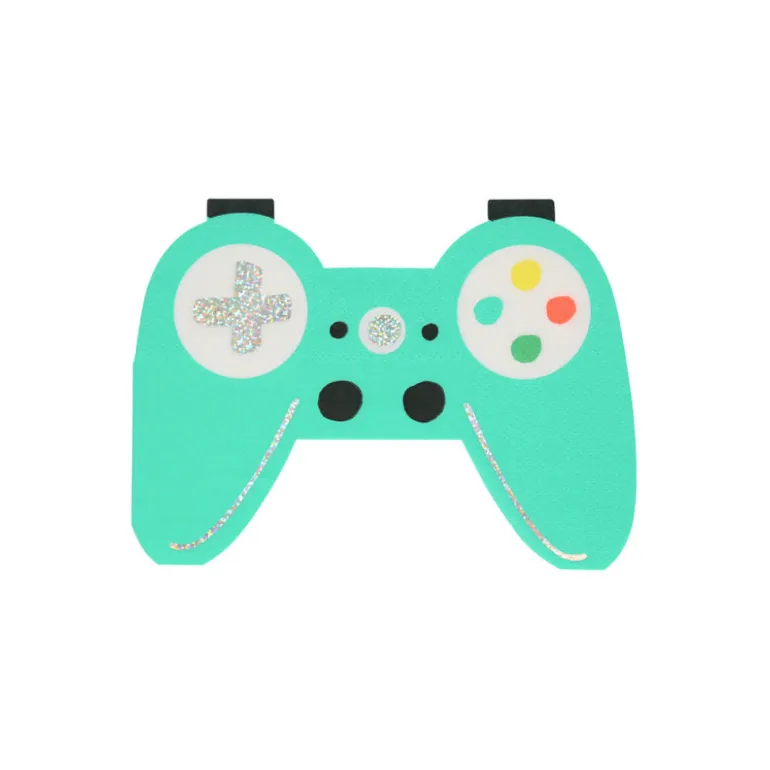 Meri Meri Napkins, Video Game Controller – Pack of 16
