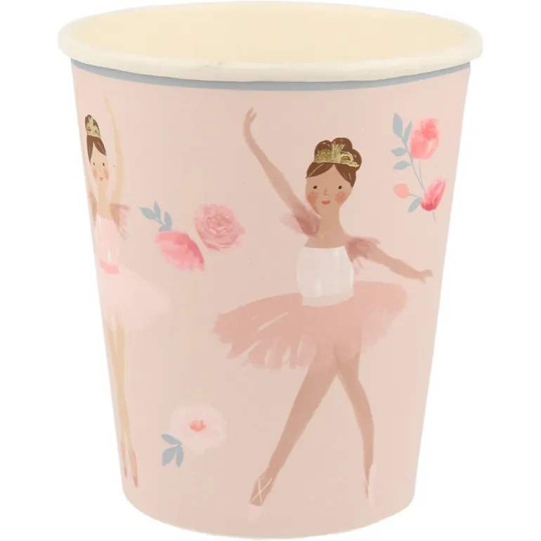 Meri Meri Paper Cups, Ballerina - Set of 8