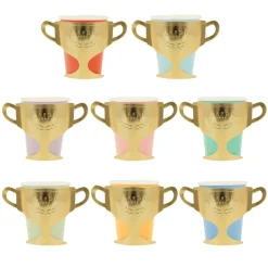 Meri Meri Paper Cups, Trophies, Champion - Set of 8