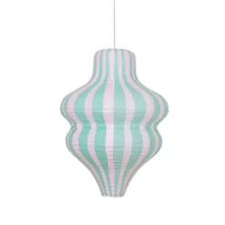 Meri Meri Paper Lanterns, Stripy Design, Set of 3 - WITHOUT LIGHT SOURCE