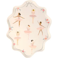 Meri Meri Paper Plates, Ballerina - Set of 8
