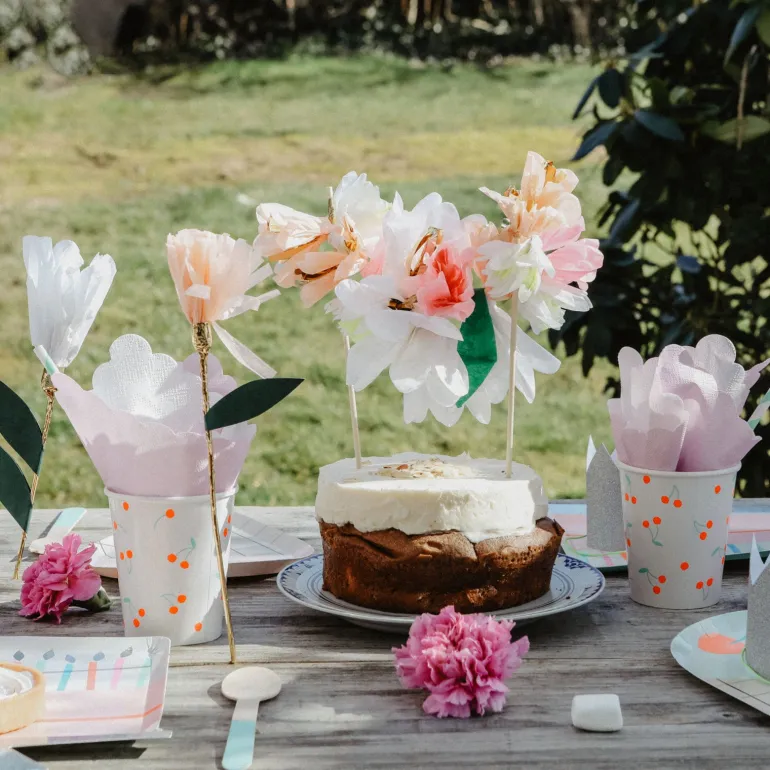 Meri Meri Paper Plates, Birthday Cake - Set of 8