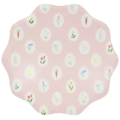 Meri Meri Paper Plates, Easter, Size L, Easter Cameo – 8 pcs.