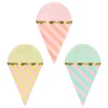 Meri Meri Paper Plates, Ice Cream - Pack of 8