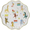 Meri Meri Paper Plates, Size L, Animal Parade - Set of 8
