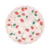 Meri Meri Paper Plates, Size L, Strawberry - Set of 8