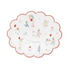 Meri Meri Paper Plates, Size S, Animal Friends - Set of 8