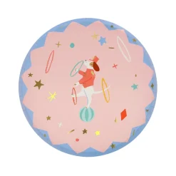 Meri Meri Paper Plates, Size S, Circus - Pack of 8