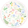 Meri Meri Paper Plates, Size S, Meadow Unicorns - 8 pcs