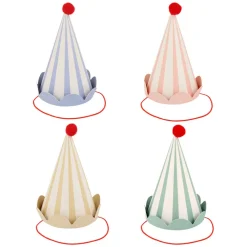 Meri Meri Party Hats, Animal Friends - Set of 8