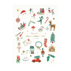 Meri Meri Stickers, Christmas Icons - 10 Sheets