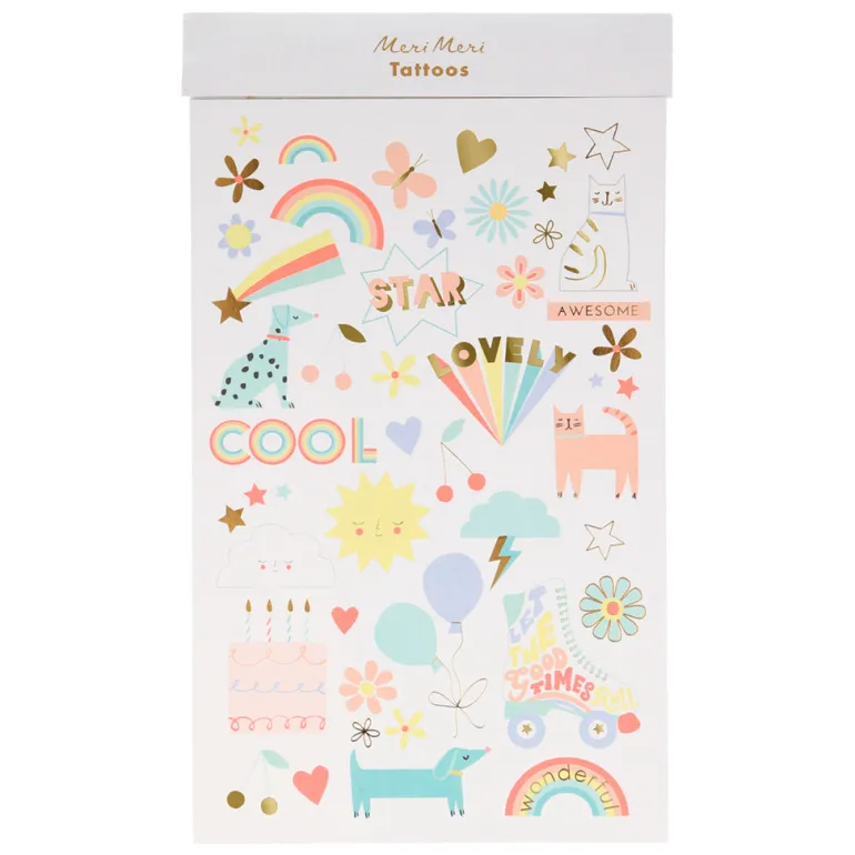 Meri Meri Tattoos, Summer Collection