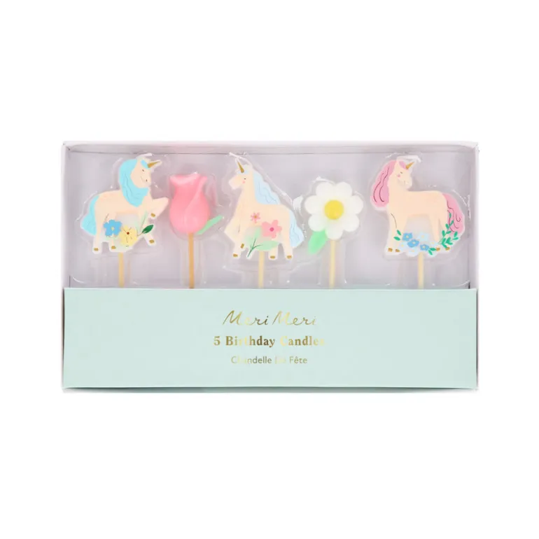 Meri Meri Unicorn Cake Candles – Pack of 5