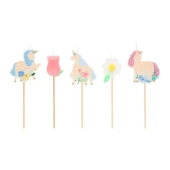 Meri Meri Unicorn Cake Candles – Pack of 5