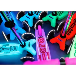Micro Scooter, Mini Deluxe Glow LED Plus - Glacier Aqua
