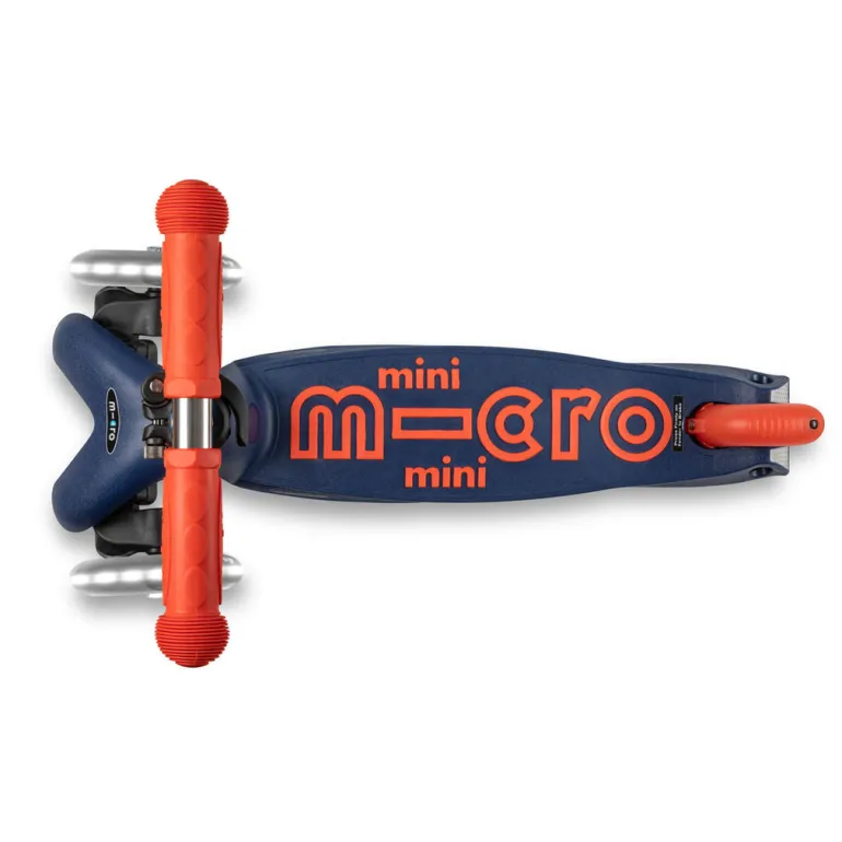 Micro Scooter, Mini Deluxe LED - Navy Blue