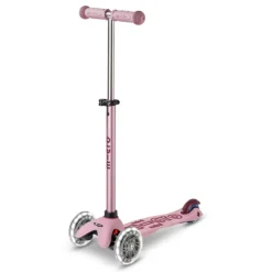 Micro Scooter, Mini Deluxe LED, Rock & Go - Dusty Rose
