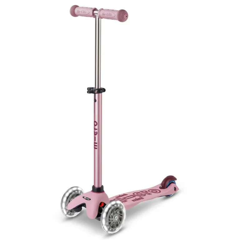 Micro Scooter, Mini Deluxe LED, Rock & Go - Dusty Rose