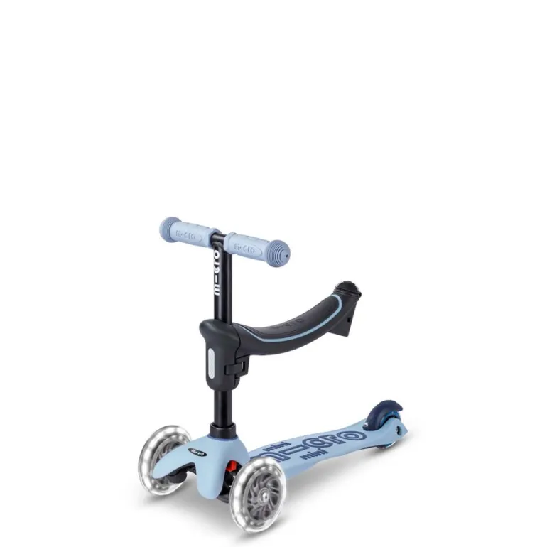 Micro Scooter, Mini Deluxe LED, Rock & Go - Ocean Slate