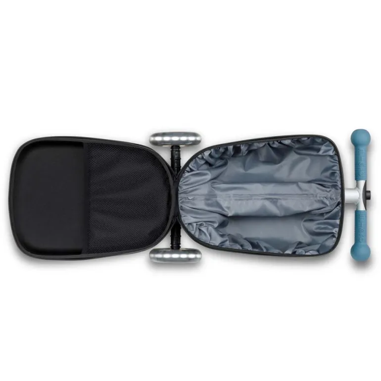 Micro Suitcase and Scooter in One - Junior Patch & Play - Frosty Blue