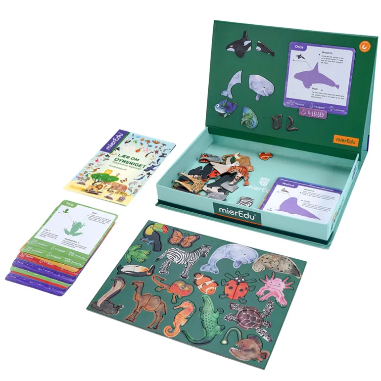 mierEdu, Magnetic Playset – Discover the World of Animals