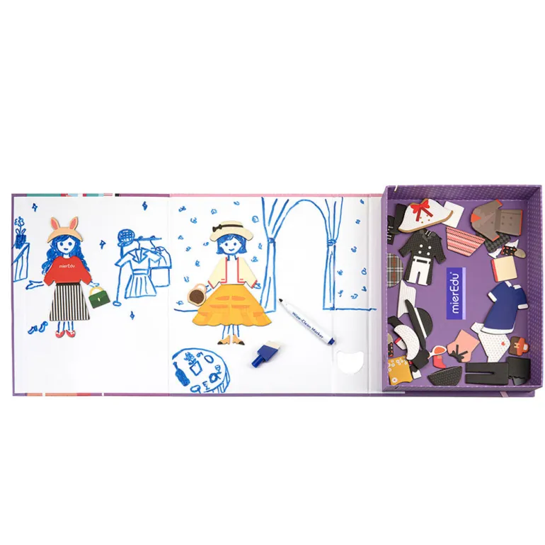 mierEdu, Magnetic Playset - Dress-Up