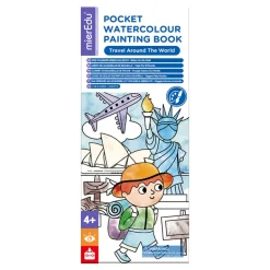 mierEdu, Watercolor Painting Booklet - Globetrotter