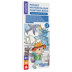 mierEdu, Watercolor Painting Booklet - Globetrotter