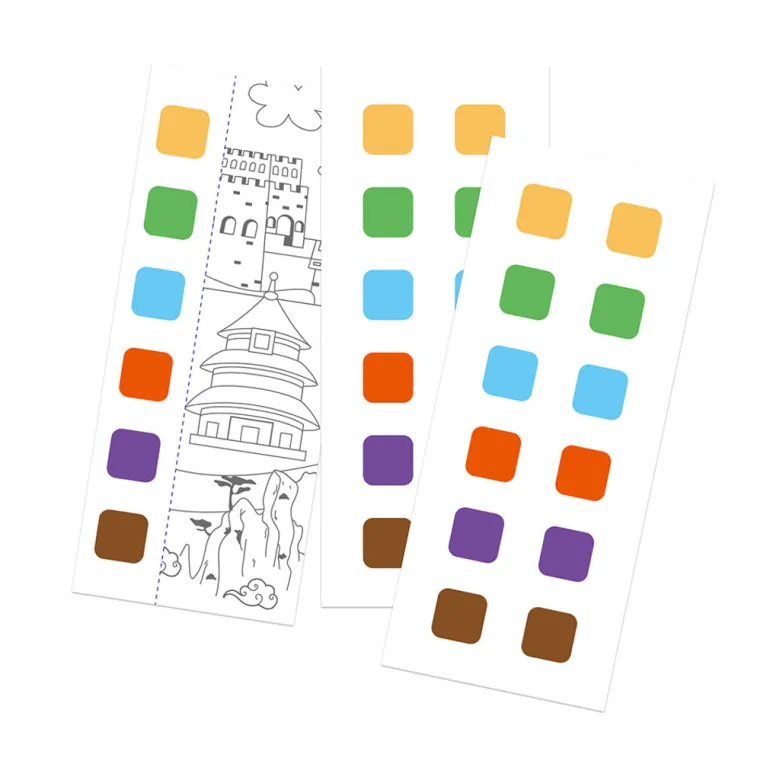 mierEdu, Watercolor Painting Booklet - Globetrotter